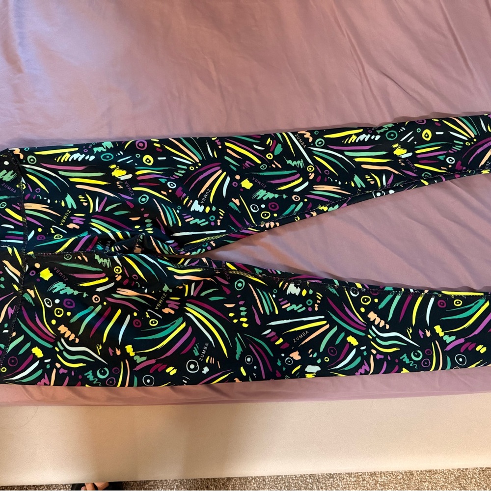 Zumba Fitness Multicolor Patterned Leggings